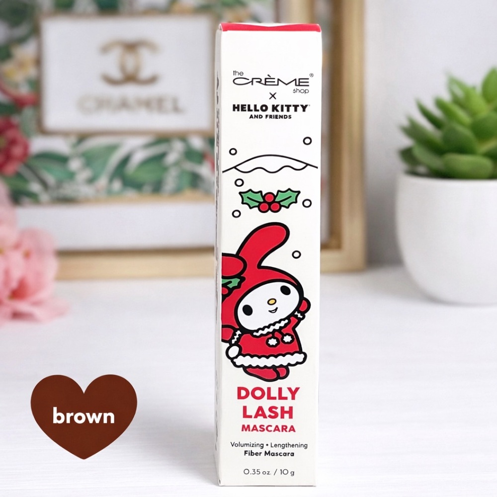 The Crème Shop x Hello Kitty Dolly Lash Volumizing Lengthening Mascara - Brown